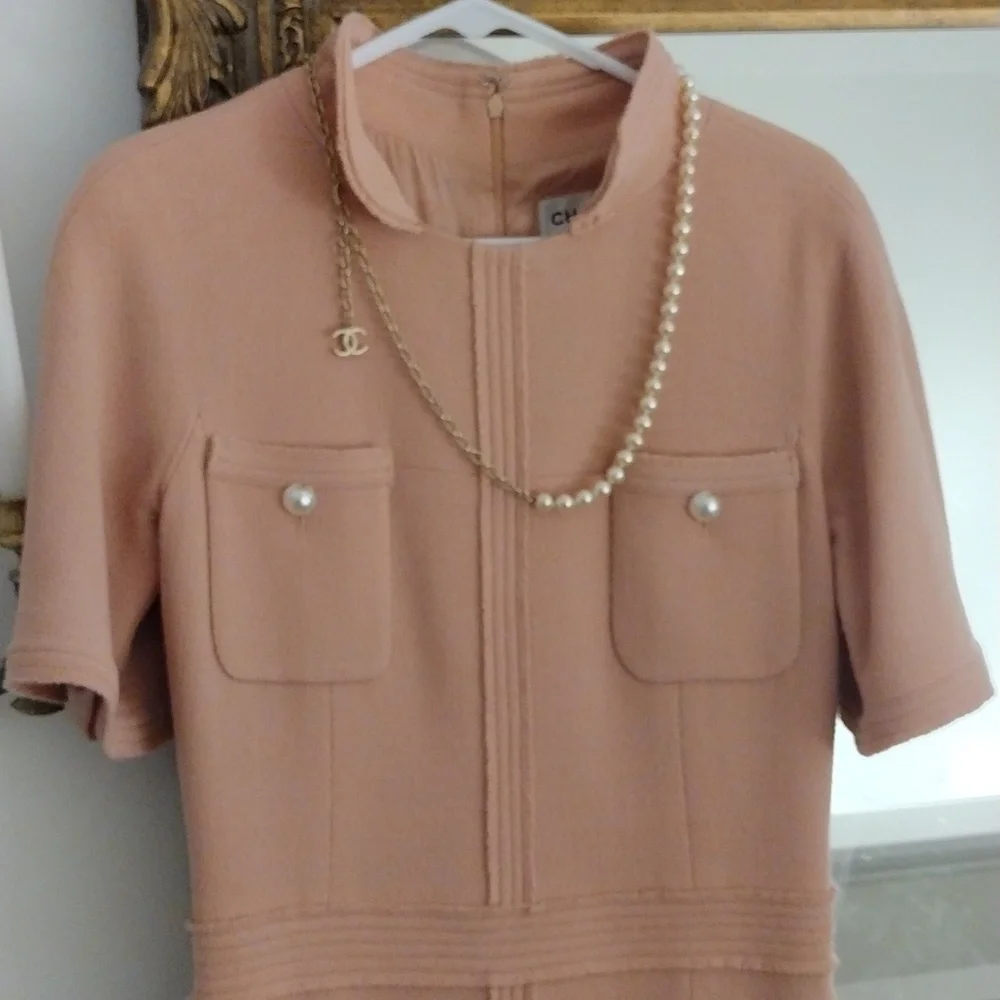 Chanel 2012 spring runway pearl belt/necklace dress - Picture 7 of 17
